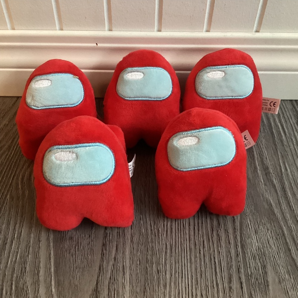 5pc Among Us Dog Squeaky Toys 🔥HP🔥 - Picture 1 of 4